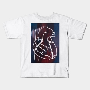 Gouached Heart Kids T-Shirt